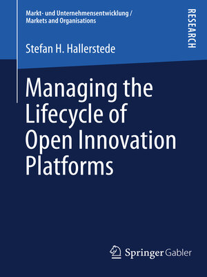 cover image of Managing the Lifecycle of Open Innovation Platforms